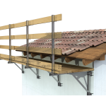 PARAPET PROVIZORIU PIETONAL - REGLABIL 12CM – 140CM - imagine 4
