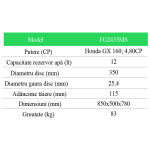 MASINA DE TAIAT ASFALT UNIMEC FG2435MS - imagine 2