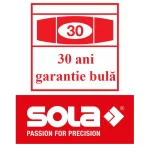 Dreptar aluminiu SOLA cu manere si 2 bule, SLXG 2 200 - imagine 4