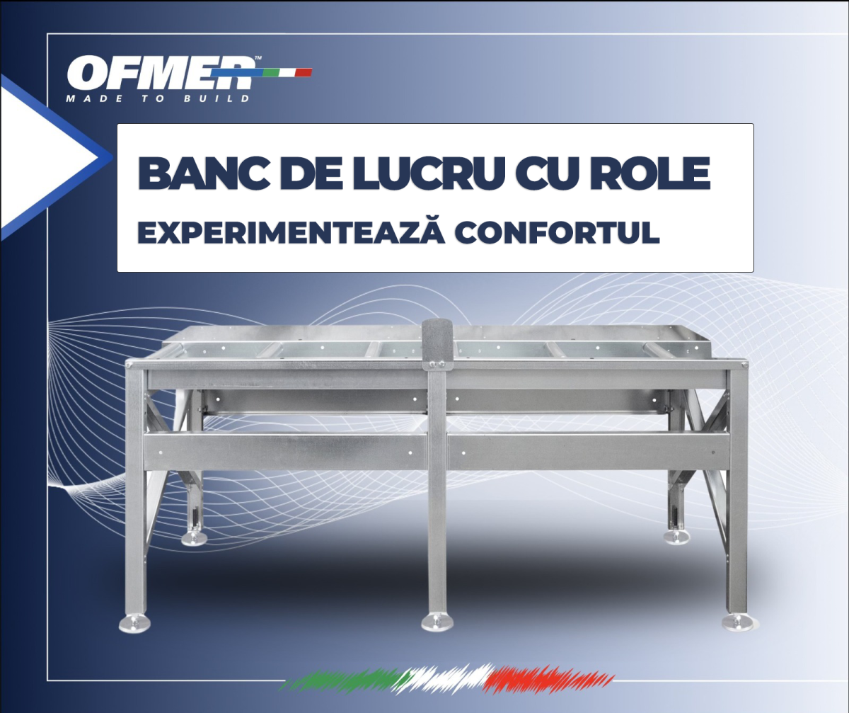 Banc de lucru modular cu role - imagine 2