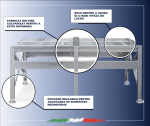 Banc de lucru modular cu role - imagine 3