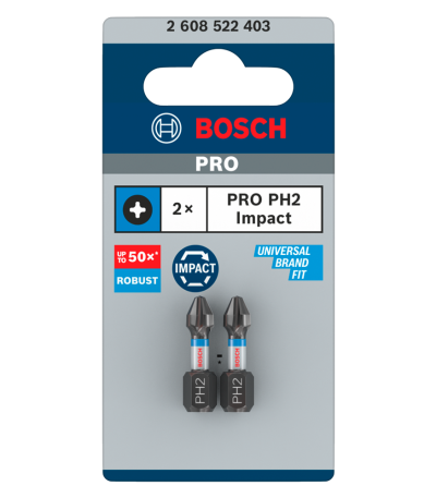 BIT DE SURUBELNITA BOSCH 5mm 2xPH2