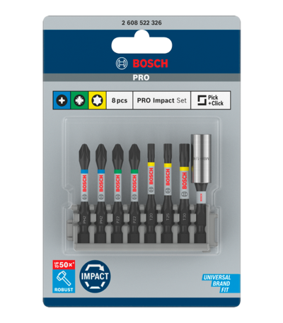 SET CAPETE DE SURUBELNITA BOSCH PRO Impact Set