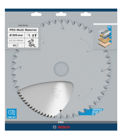 PANZA FERASTRAU CIRCULAR BOSCH MM MU B 305x30-96
