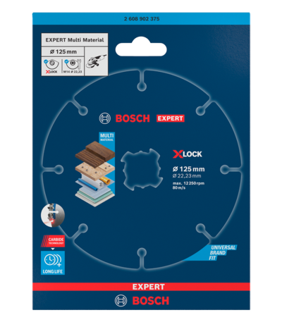 SAIBA TAIETOARE BOSCH RBE X-LOCK CMW Ø125