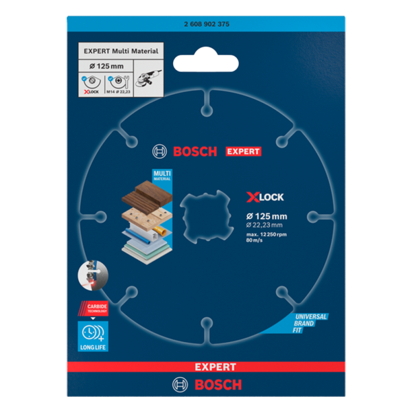 SAIBA TAIETOARE BOSCH RBE X-LOCK CMW Ø125