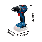 MASINA DE GAURIT CU ACUMULATOR BOSCH GSR18V-52 - imagine 2