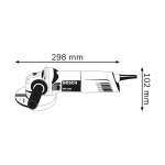 POLIZOR UNGHIULAR BOSCH GWS 1400 - imagine 2