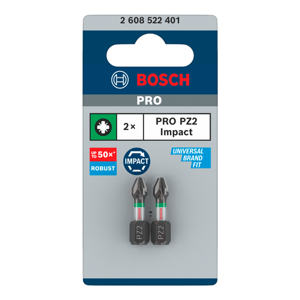 BIT DE SURUBELNITA BOSCH 25mm 2xPZ2