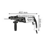 CIOCAN ROTOPERCUTOR BOSCH GBH 2-28 F - imagine 3