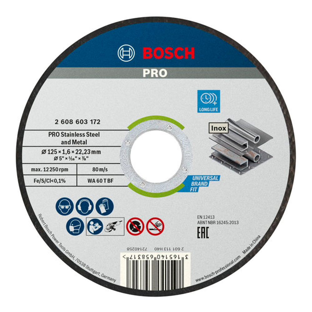 DISC DE TAIERE BOSCH Cutting disc inox DISC DE TAIERE BOSCH Cutting disc inox