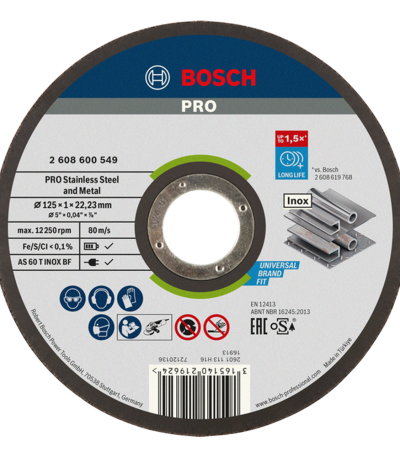DISC DE TAIERE BOSCH Expert Inox
