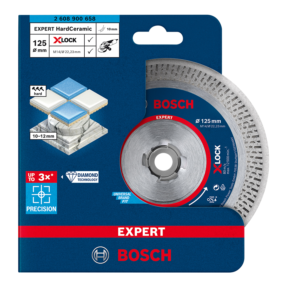 DISC DIAMANTAT BOSCH H Cer 125 Xlock DISC DIAMANTAT BOSCH H Cer 125 Xlock