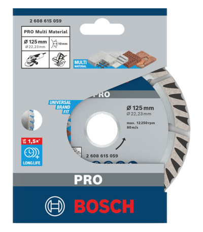 DISC DIAMANTAT BOSCH M Mat 125mm