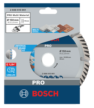 DISC DIAMANTAT BOSCH M Mat 150mm