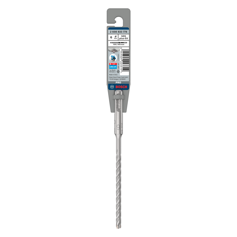 BURGHIU GAURIRE BOSCH SDS-P 5X 6x100x160 mm