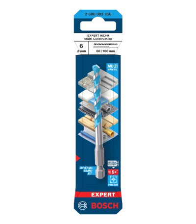 BURGHIU PERCUTIE BOSCH MULTI HEX-9 6x100