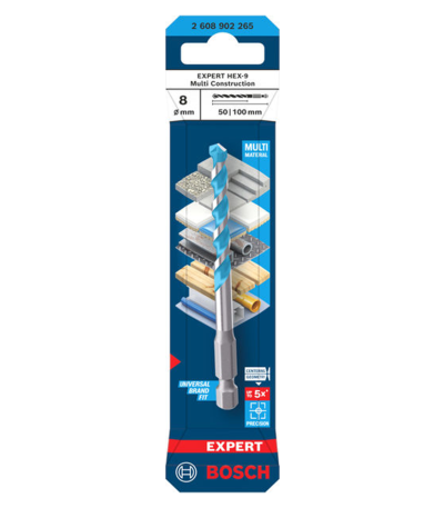 BURGHIU PERCUTIE BOSCH MULTI HEX-9 8x100