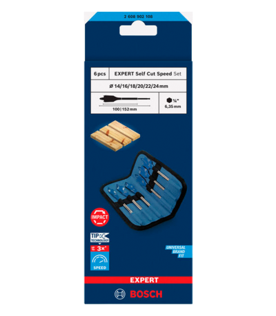 BURGHIU-FREZA BOSCH 6Pc Spade Set