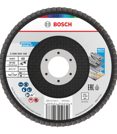 DISC DE SLEFUIT EVANTAI BOSCH X451 125mm T29 G 40