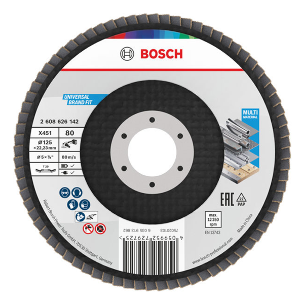 DISC DE SLEFUIT EVANTAI X451 125mm T29 G 80